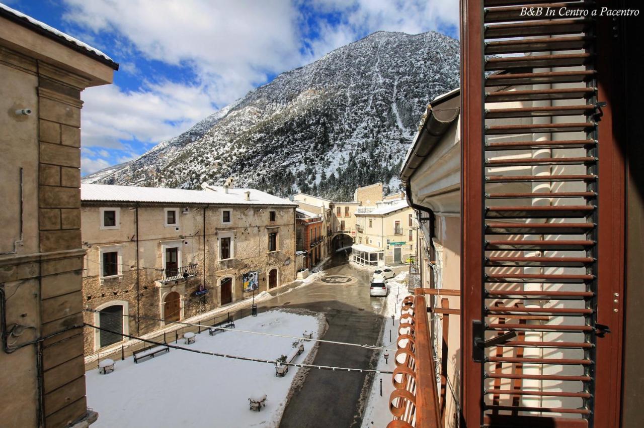 B&B In Centro A Pacentro Buitenkant foto